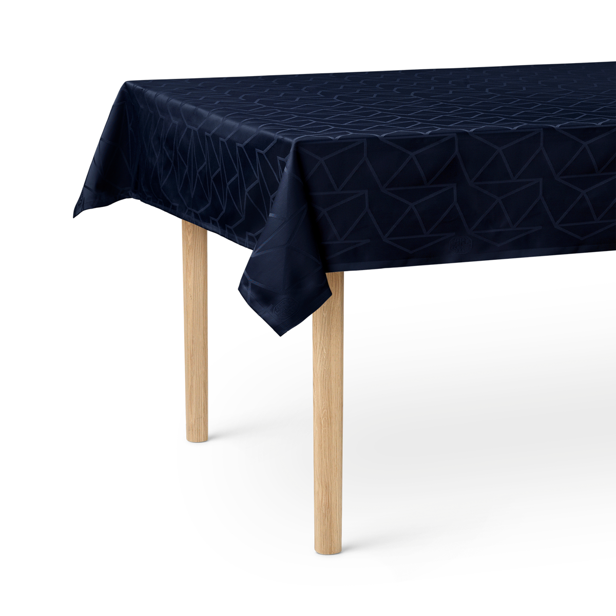 Beautiful damask-woven Arne Jacobsen tablecloth