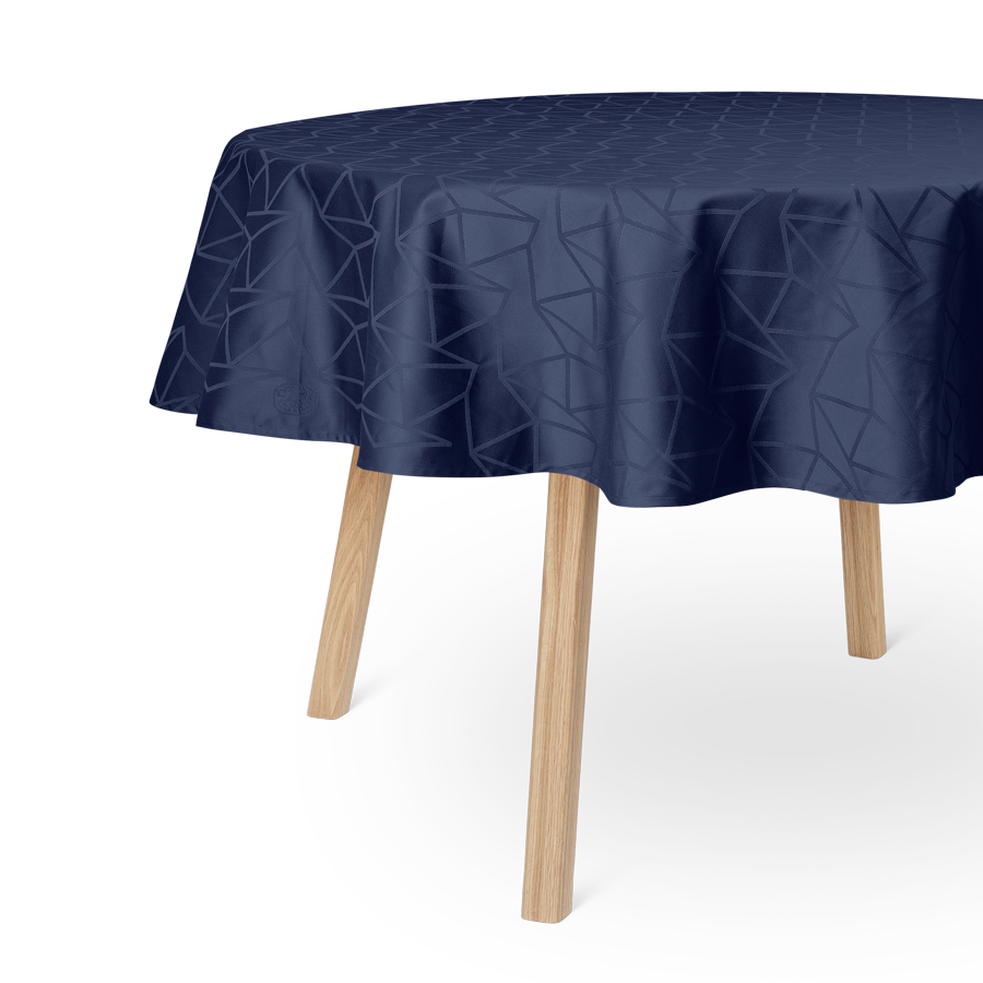Round Damask Tablecloth
