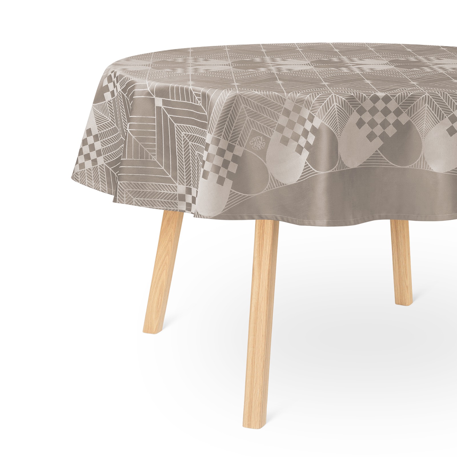 Round Christmas Tablecloth