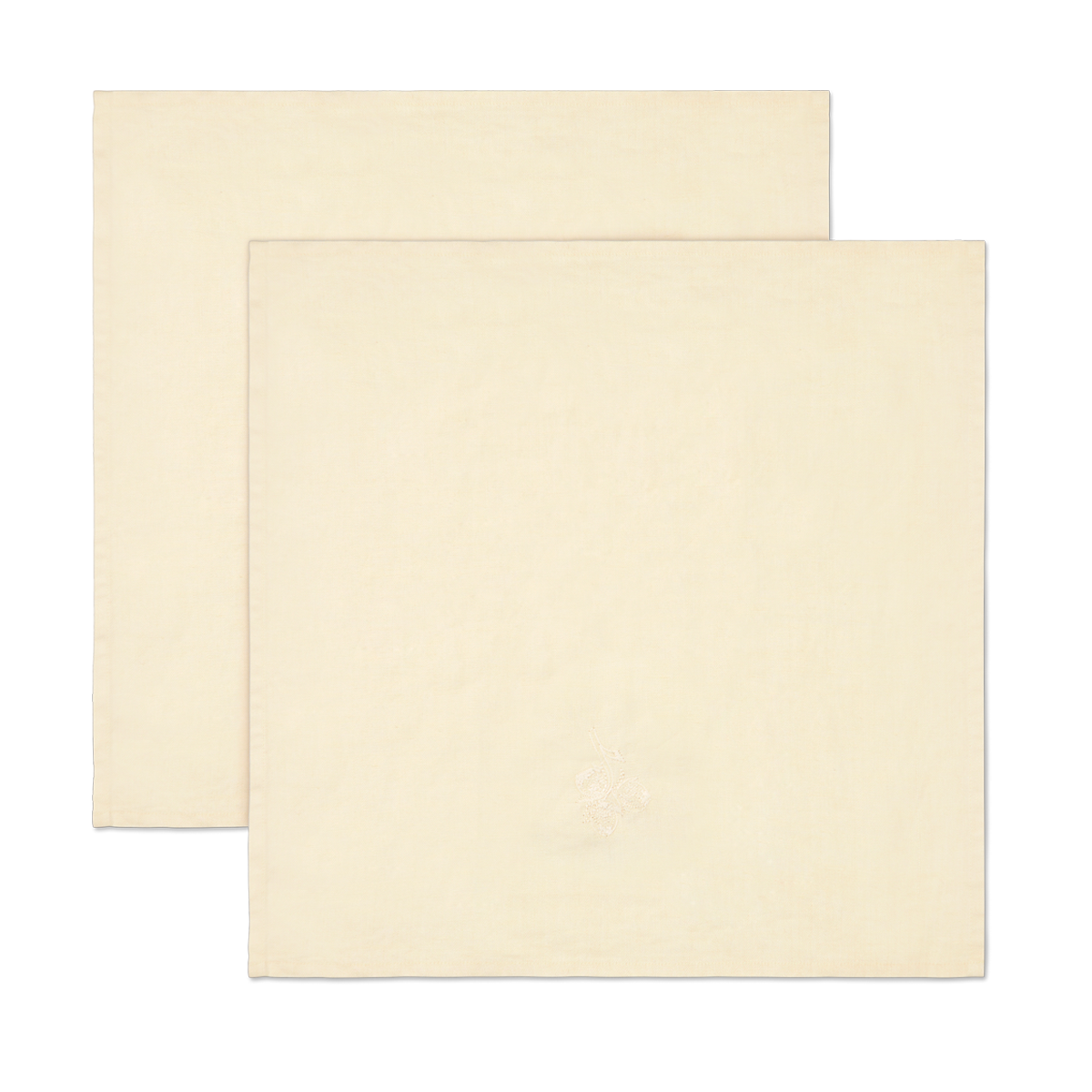 2 pcs. Napkins Hazelnut und Fish