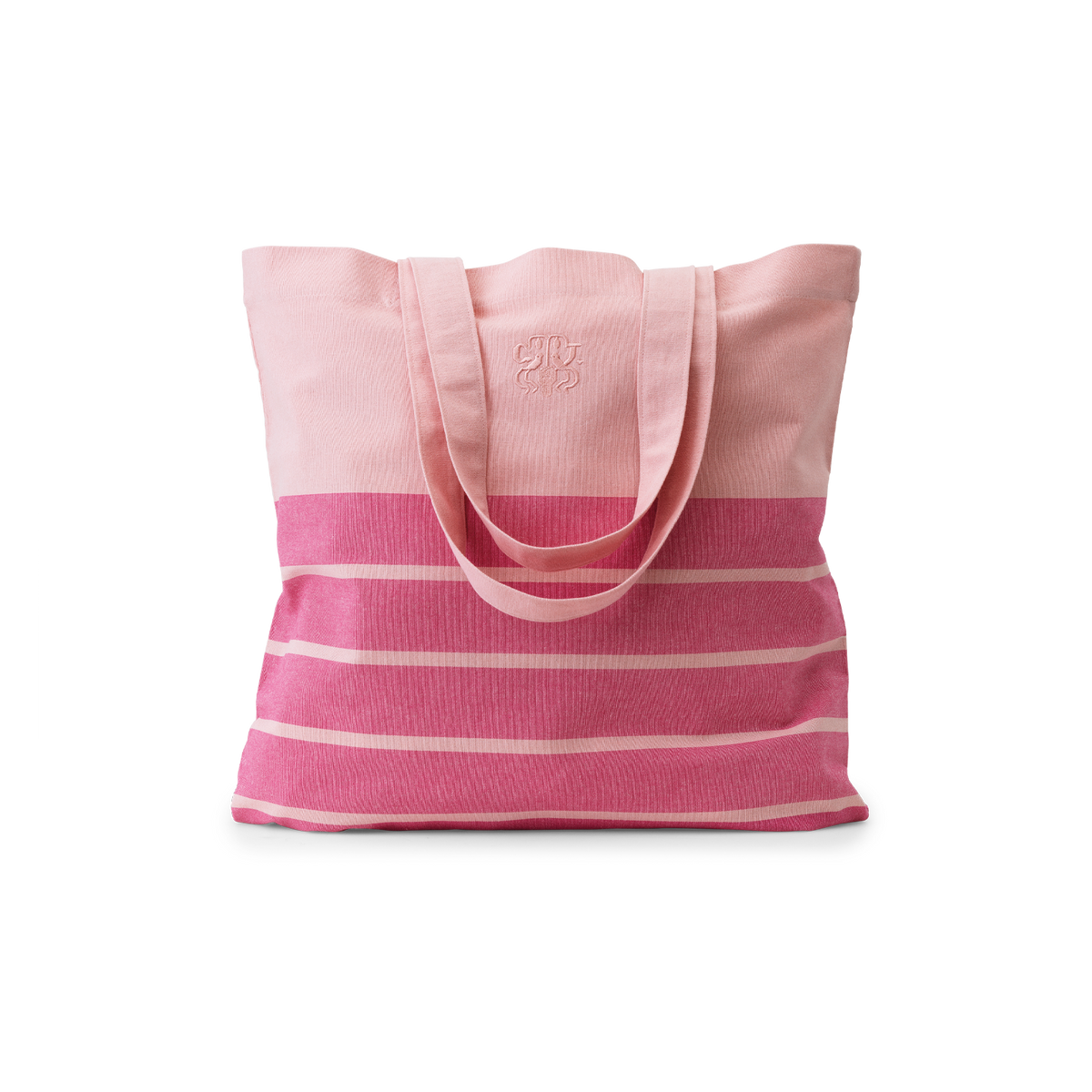 Canvas bag with pink stripes | Georg Jensen Damask
