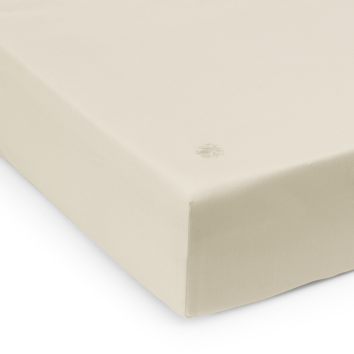 Supima Percale box sheet in light beige shade – Soft & breathable